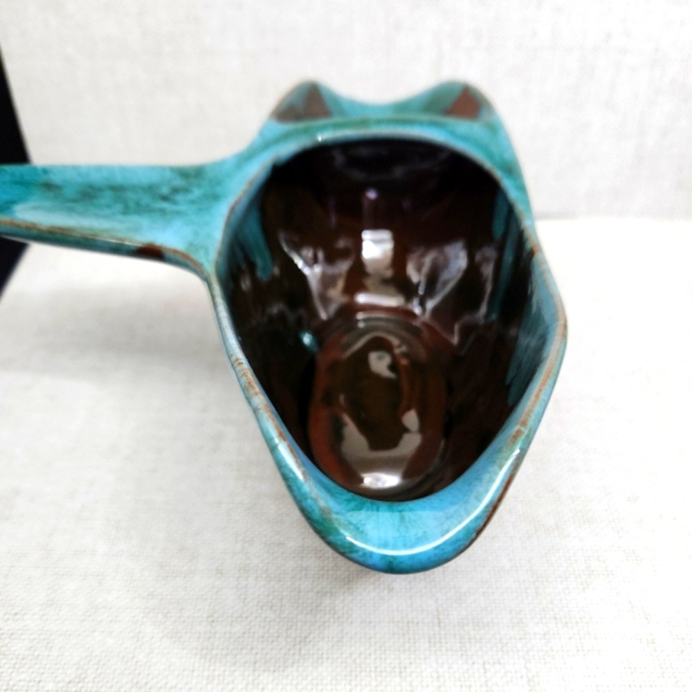 CCC (Canadian Ceramic Craft) Pottery Gravy Boat with Underplate, 1960s, Canada - Picture 11 of 12